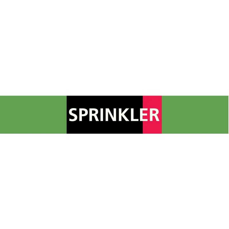 Panneau SPRINKLER 222x37mm (20 ADHESIF Taliaplast 731818 | 731818 Panneau SPRINKLER 222x37mm (20 ADHESIF Taliaplast 731818 | 731818