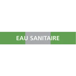 Panneau EAU SANITAIRE 156x26mm (20 ADH Taliaplast 732193 | 732193