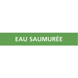 Panneau EAU SAUMUREE 156X26 MARQUAGE T Taliaplast 732194 | 732194