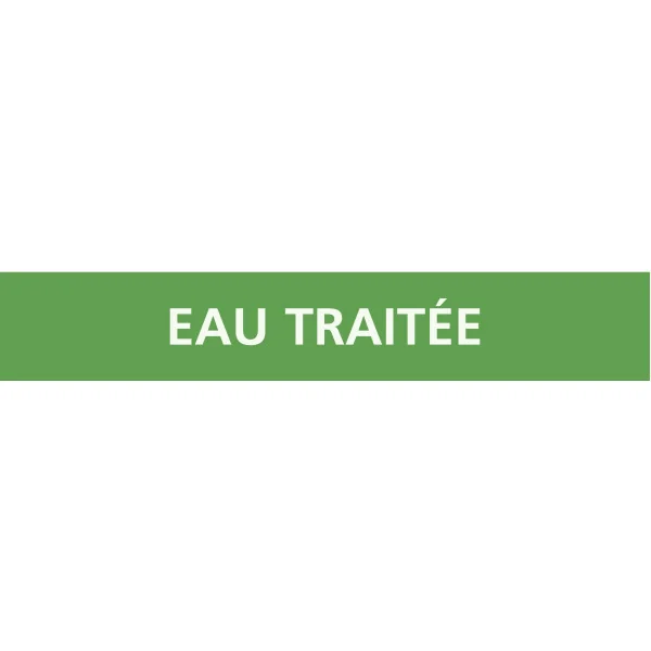 Panneau EAU TRAITEE 156X26 MARQUAGE TU Taliaplast 732198 | 732198 Panneau EAU TRAITEE 156X26 MARQUAGE TU Taliaplast 732198 | 732198