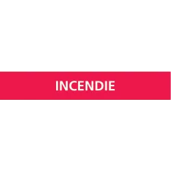 Panneau INCENDIE 156X26 MARQUAGE TUYAU Taliaplast 732401 | 732401