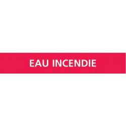 Panneau EAU INCENDIE 156X26 MARQUAGE T Taliaplast 732402 | 732402