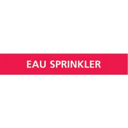 Panneau EAU SPRINKLER 156X26 MARQUAGE Taliaplast 732403 | 732403