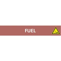 Panneau FUEL 156X26 MARQUAGE TUYAUTERI Taliaplast 732616 | 732616