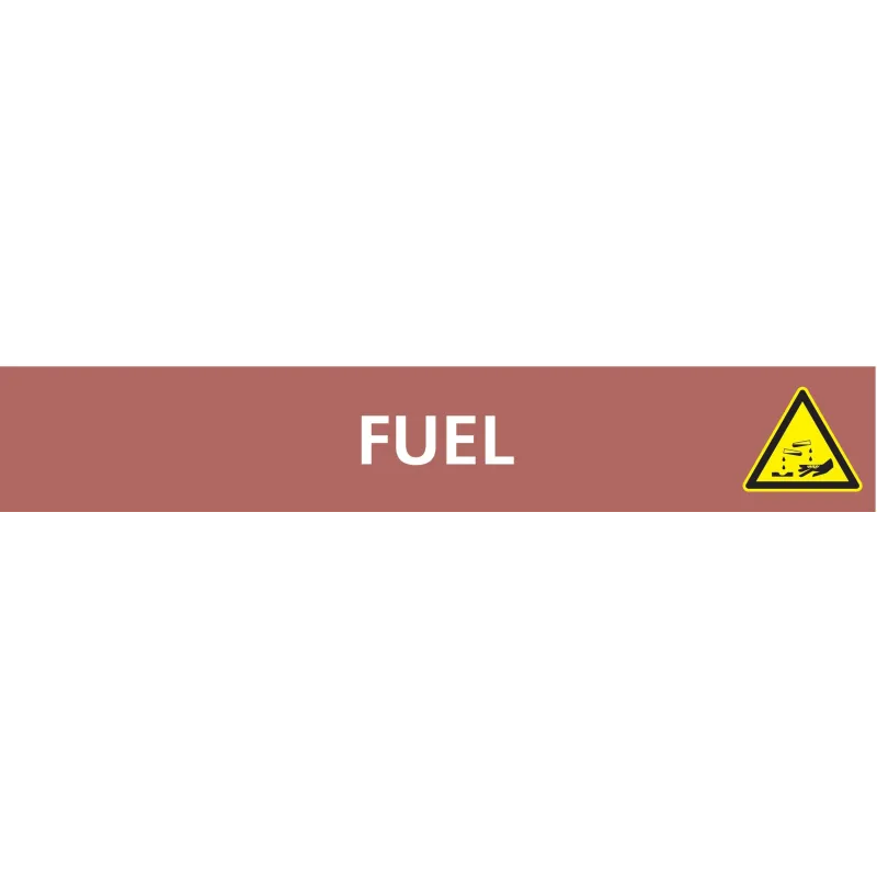 Panneau FUEL 156X26 MARQUAGE TUYAUTERI Taliaplast 732616 | 732616 Panneau FUEL 156X26 MARQUAGE TUYAUTERI Taliaplast 732616 | 732616