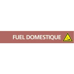 Panneau FIOUL DOMESTIQUE 156X26 MARQUA Taliaplast 732618 | 732618
