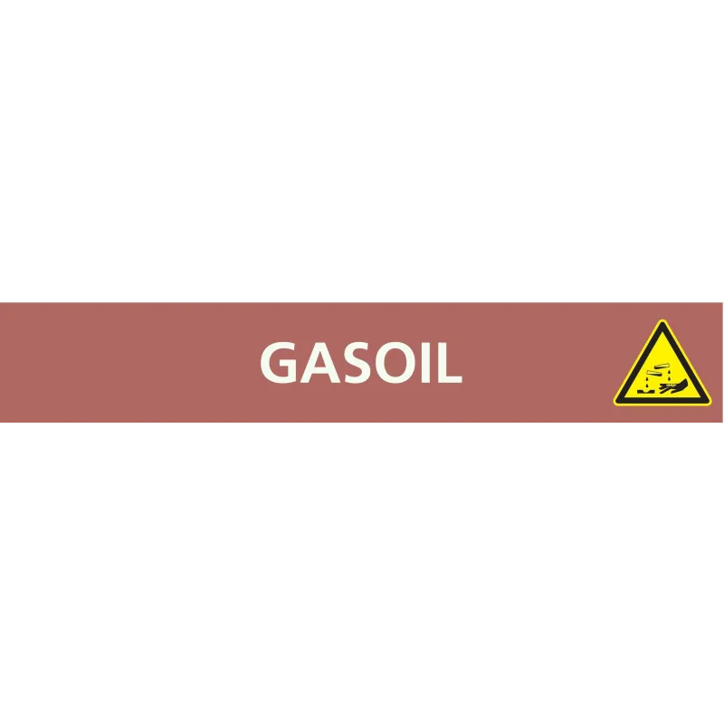 Panneau GASOIL 156X26 MARQUAGE TUYAUTE Taliaplast 732622 | 732622 Panneau GASOIL 156X26 MARQUAGE TUYAUTE Taliaplast 732622 | 732622