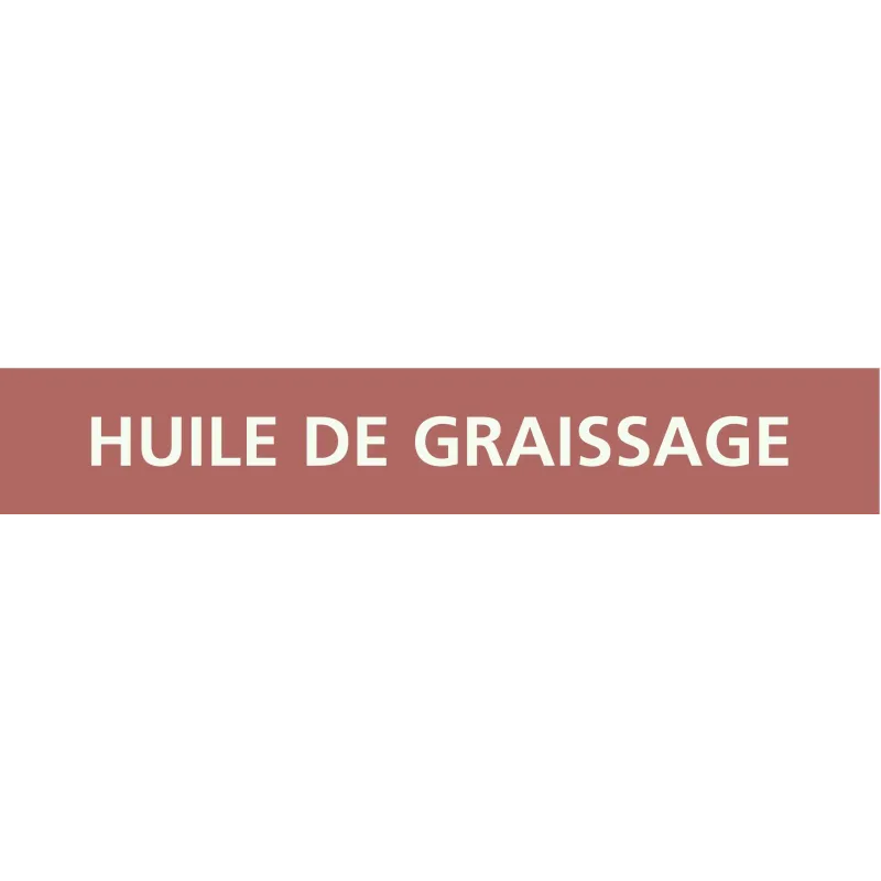 Panneau HUILE DE GRAISSAGE 156X26 MARQ Taliaplast 732627 | 732627