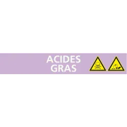 Panneau ACIDE GRAS 156X26 MARQUAGE TUY Taliaplast 732710 | 732710