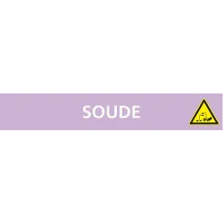 Panneau SOUDE 156X26 MARQUAGE TUYAUTER Taliaplast 732734 | 732734