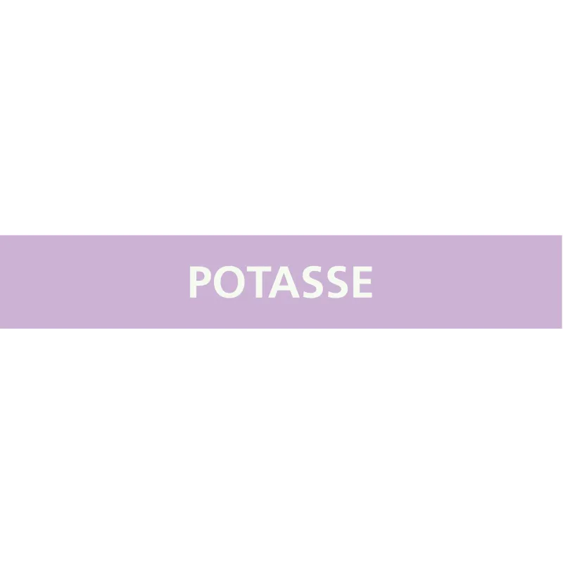 Panneau POTASSE 156X26 MARQUAGE TUYAUT Taliaplast 732741 | 732741