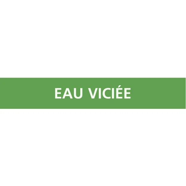 Panneau EAU VICIÉE 156x26mm (20 ADHESI Taliaplast 732802 | 732802 Panneau EAU VICIÉE 156x26mm (20 ADHESI Taliaplast 732802 | 732802