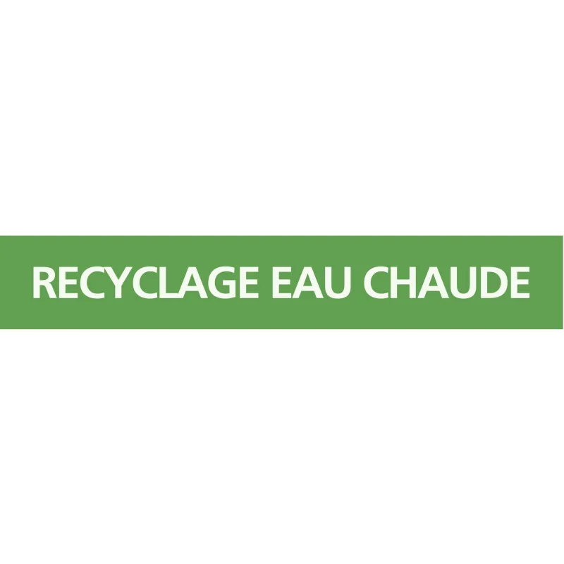 Panneau RECYCLAGE EAU CHAUDE 156x26mm Taliaplast 732805 | 732805 Panneau RECYCLAGE EAU CHAUDE 156x26mm Taliaplast 732805 | 732805
