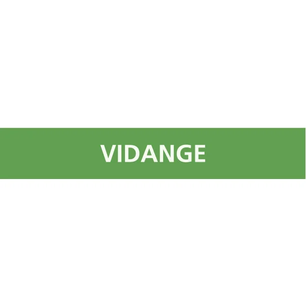 Panneau VIDANGE 156X26 MARQUAGE TUYAUT Taliaplast 732809 | 732809 Panneau VIDANGE 156X26 MARQUAGE TUYAUT Taliaplast 732809 | 732809