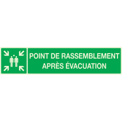 Panneau POINT RASSEMBL.APRES EVACUATI. Taliaplast 635408 | 635408