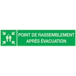 Panneau POINT RASSEMBL.APRES EVACUATI. Taliaplast 635408 | 635408