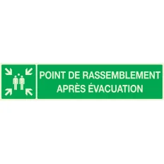 Panneau POINT RASSEMBL.APRES EVACUATI. Taliaplast 635408 | 635408