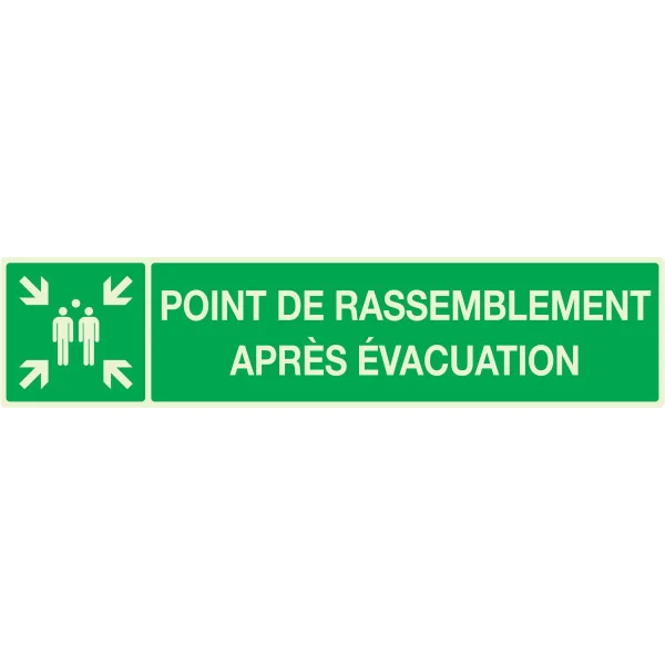 Panneau POINT RASSEMBL.APRES EVACUATI. Taliaplast 635408 | 635408