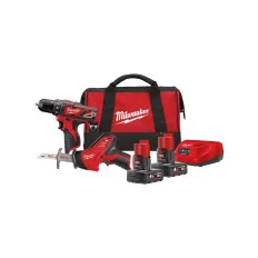 MILWAUKEE POWERPACK 2 OUTILS 12 VOLTS M12 BPP2C-402B 4933441230 | 4933441230