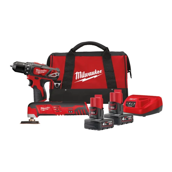 MILWAUKEE POWERPACK 2 OUTILS 12 VOLTS M12 BPP2D-402B 4933441250 | 4933441250 MILWAUKEE POWERPACK 2 OUTILS 12 VOLTS M12 BPP2D-402B 4933441250 | 4933441250