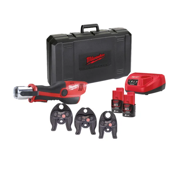 MILWAUKEE PINCE A SERTIR 12 VOLTS FORCE LOGIC M12 HPT-202C U-SET 2 4933443110 | 4933443110 MILWAUKEE PINCE A SERTIR 12 VOLTS FORCE LOGIC M12 HPT-202C U-SET 2 4933443110 | 4933443110