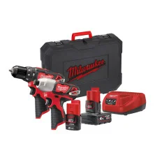 MILWAUKEE POWERPACK 2 OUTILS 12 VOLTS M12 BPP2B-421C 4933443497 | 4933443497
