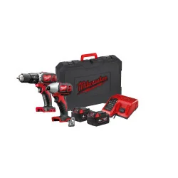 MILWAUKEE POWERPACK 2 OUTILS 18 VOLTS M18 BPP2C-402C 4933443552 | 4933443552