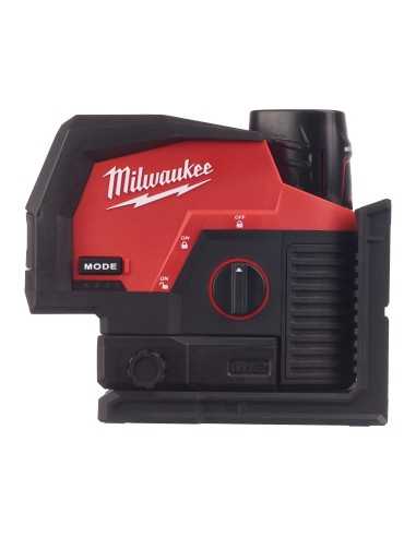 MILWAUKEE LASER 2 LIGNES AVEC APPLOMB 12 VOLTS M12 CLLP-301C 4933478100