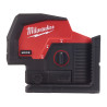 MILWAUKEE LASER 2 LIGNES AVEC APPLOMB 12 VOLTS M12 CLLP-0C 4933478101