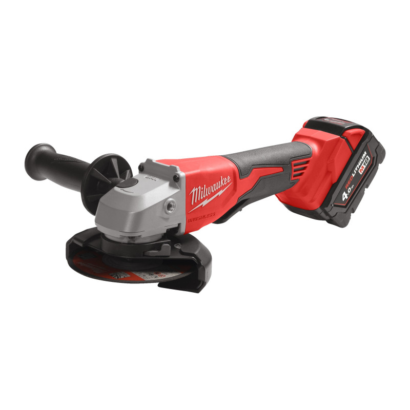 MILWAUKEE MEULEUSE D'ANGLE 125MM 18 VOLTS BRUSHLESS M18 BLSAG125XPD-402X 4933492646