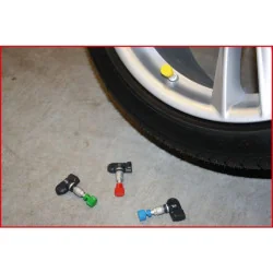 Capuchon jaune de dégonflage de roue avec valve TPMS KSTOOLS 100.1186 | 100.1186