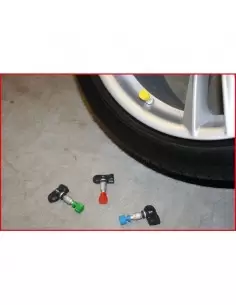 Capuchon vert de dégonflage de roue avec valve TPMS KSTOOLS 100.1188 | KSTOOLS