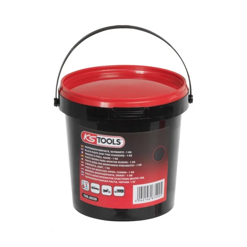 Seau de graisse à pneu noire . 1Kg KSTOOLS 100.4030 | 100.4030 Seau de graisse à pneu noire . 1Kg KSTOOLS 100.4030 | 100.4030