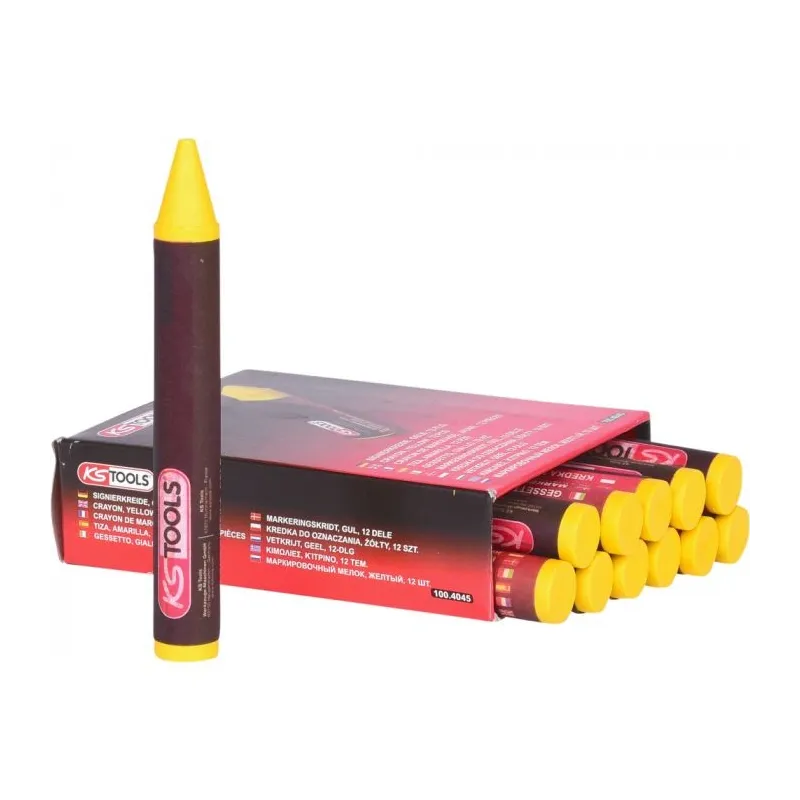 Crayon jaune de marquage pour pneu . 12 pièces KSTOOLS 100.4045 | 100.4045 Crayon jaune de marquage pour pneu . 12 pièces KSTOOLS 100.4045 | 100.4045