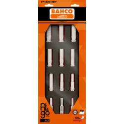 BAHCO Module mousse Fit&Go 1/3, douilles longues 1/2" - 12 Pcs emballage individuel FF1E2215EH | BAHFF1E2215EH