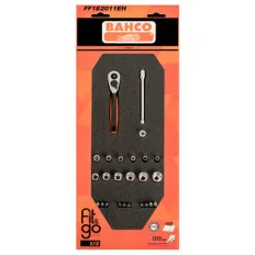 BAHCO Module mousse Fit&Go 1/3, douilles 1/4" - 25 Pcs emballage individuel FF1E2011EH | BAHFF1E2011EH