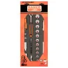BAHCO Module mousse Fit&Go 1/3, douilles 1/4" & 3/8" - 33 Pcs emballage individuel FF1E2504EH | BAHFF1E2504EH