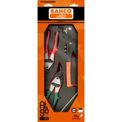 BAHCO Module mousse Fit&Go 1/3, Pince à rivets & cisailles à tôle - 4 Pcs emballage individuel FF1E4004EH | BAHFF1E4004EH
