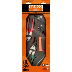 BAHCO Module mousse Fit&Go 1/3, Pince à rivets & cisailles à tôle - 4 Pcs emballage individuel FF1E4004EH | BAHFF1E4004EH
