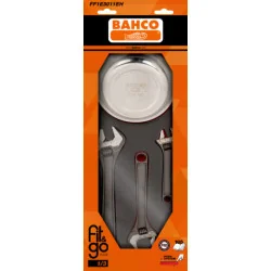 BAHCO Module mousse Fit&Go 1/3, coupelle magnétique & clé à molettes - 4 Pcs emballage individuel FF1E3011EH | BAHFF1E3011EH