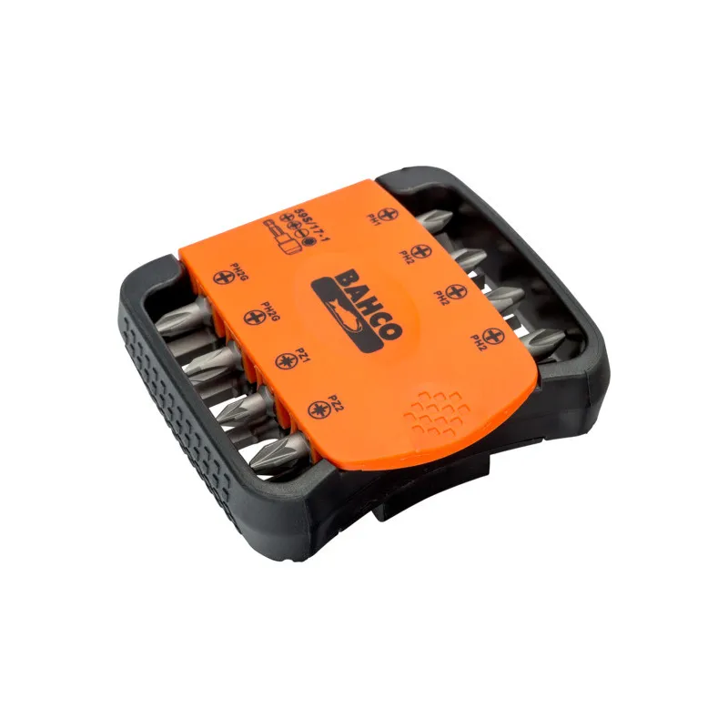 BAHCO Jeu d’embouts 1/4" pour vis à fente/Phillips/Pozidriv/6 pans, 27 mm x 73 mm x 82 mm - 17 pcs 59S/17-1 | BAH59S/17-1 BAHCO Jeu d’embouts 1/4" pour vis à fente/Phillips/Pozidriv/6 pans, 27 mm x 73 mm x 82 mm - 17 pcs 59S/17-1 | BAH59S/17-1