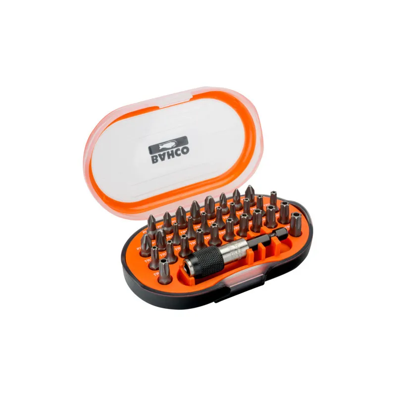 BAHCO Jeu d’embouts 1/4" pour vis Phillips/Pozidriv/TORX® Tamper Resistant - 31 pcs 59S/31-3 | BAH59S/31-3