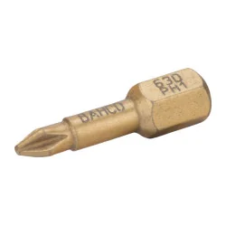 BAHCO Embout à torsion diamant 1/4" pour vis Phillips PH3, 25 mm - 5 pcs/boîte plastique 63D/PH3 | BAH63D/PH3