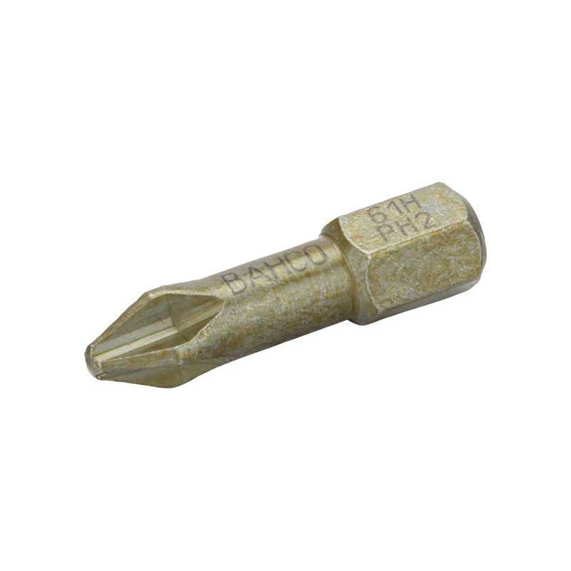 Embout à torsion extra dur 1/4" pour vis Phillips PH1