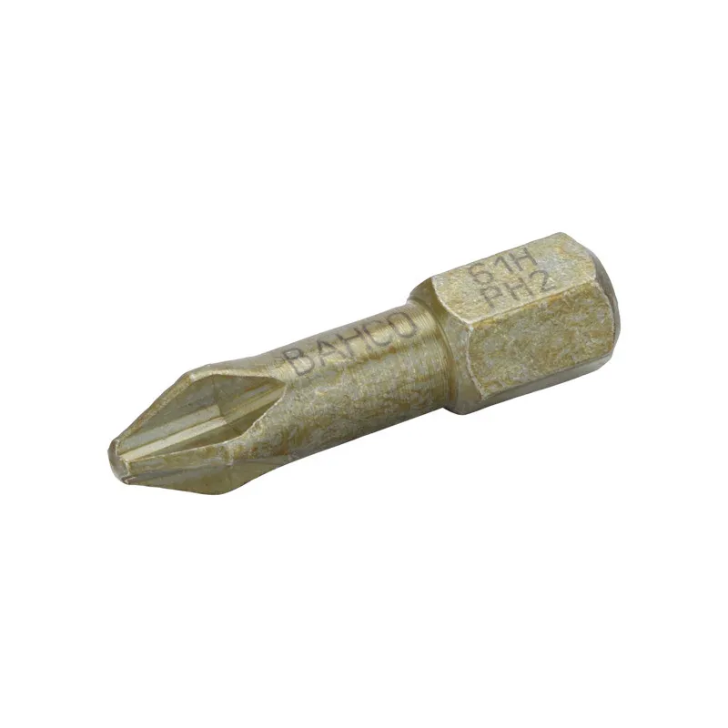 BAHCO Embout à torsion extra dur 1/4" pour vis Phillips PH1, 25 mm - 10 pcs/boîte plastique 61H/PH1 | BAH61H/PH1 BAHCO Embout à torsion extra dur 1/4" pour vis Phillips PH1, 25 mm - 10 pcs/boîte plastique 61H/PH1 | BAH61H/PH1