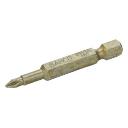 Embout à torsion extra dur 1/4" pour vis Phillips PH1