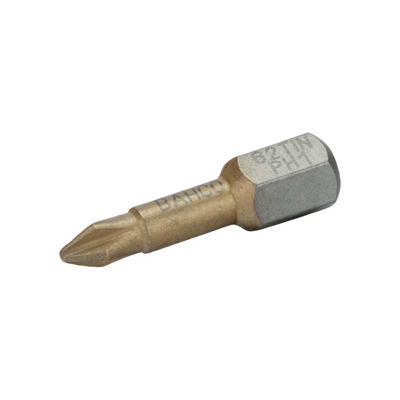 Embout à torsion en titane 1/4" pour vis Phillips PH1