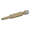 BAHCO Embout à torsion en titane 1/4" pour vis Phillips PH3, 50 mm - 5 pcs/boîte plastique 62TIN/50PH3 | BAH62TIN/50PH3