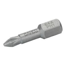 BAHCO Embout à torsion ACR 1/4" pour vis Phillips PH1, 25 mm - 10 pcs/boîte plastique 64A/PH1 | BAH64A/PH1