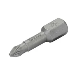 BAHCO Embout à torsion 1/4" pour vis Pozidriv PZ3, 25 mm - 10 pcs/boîte plastique 60T/PZ3 | BAH60T/PZ3
